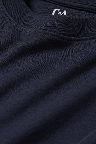 Femmes - T-shirt - slim fit - bleu foncé