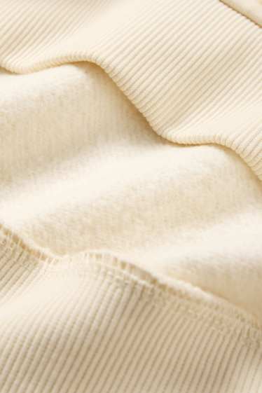 Damen - Sweatshirt - hellbeige