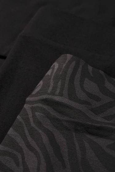 Donna - Confezione da 2 - leggings diritti - nero