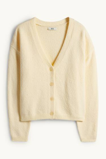 Women - Cardigan - light yellow