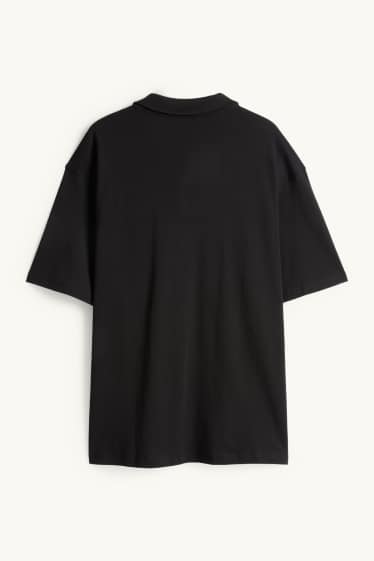 Herren - Poloshirt - Regular Fit - schwarz