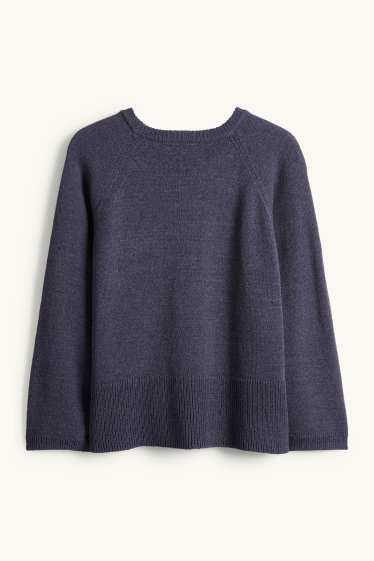 Dámské - Svetr - tmavomodrá