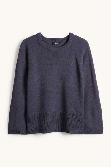 Dámské - Svetr - tmavomodrá