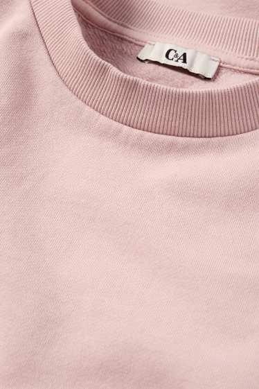 Femei - Bluză de molton - roz