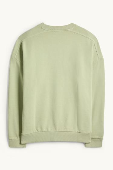 Damen - Sweatshirt - hellgrün