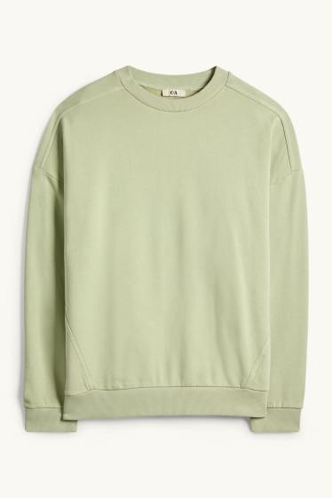 Damen - Sweatshirt - hellgrün