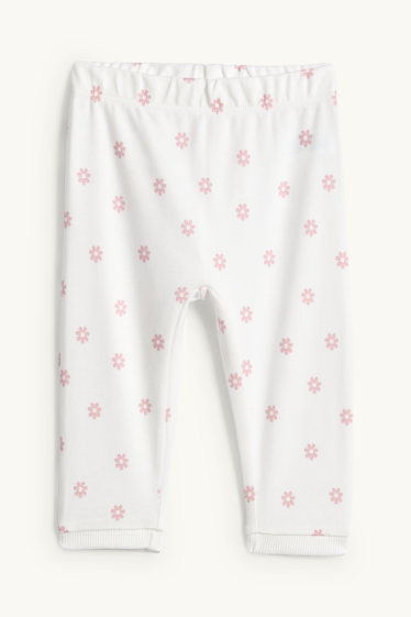 Baby Mädchen - Häschen - Baby-Pyjama - 2 teilig - rosa