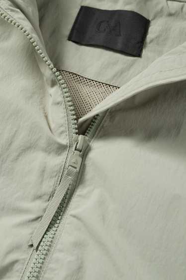 Donna - Giacca con cappuccio - idrorepellente - verde chiaro