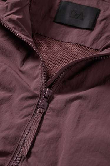 Dona - Jaqueta amb caputxa - resistent a l’aigua - bordeus
