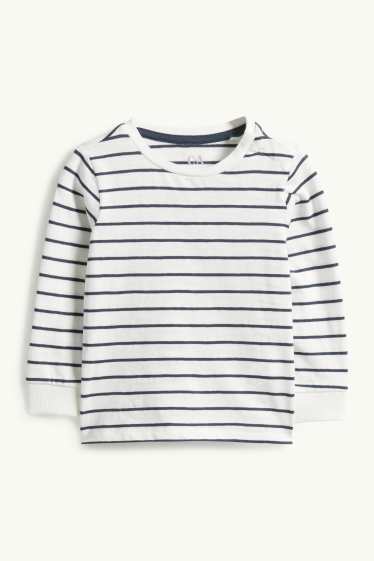 Miminka - chlapci - Outfit pro miminka - 2dílný - džíny - modré