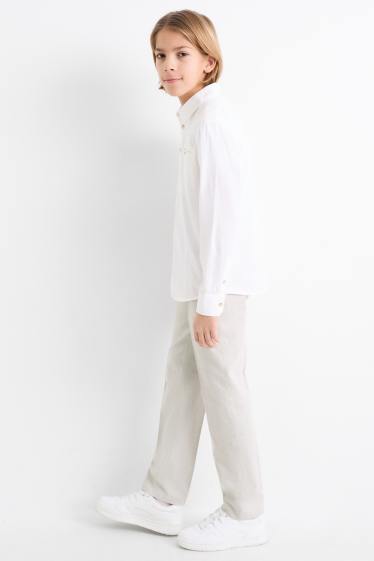 Bambini - Pantaloni coordinabili - beige chiaro