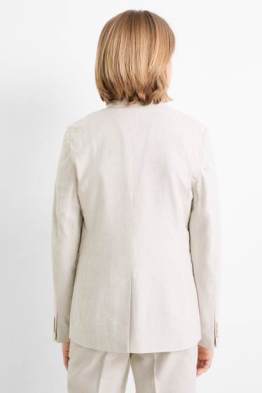Enfants garçons - Veste de costume - beige clair