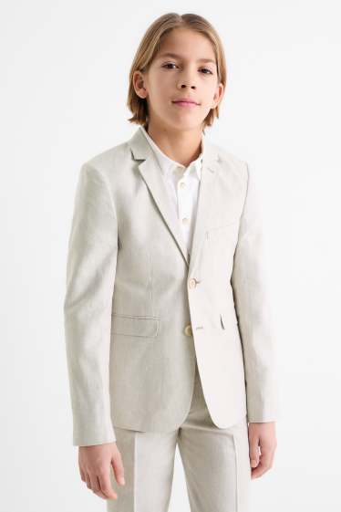 Enfants garçons - Veste de costume - beige clair