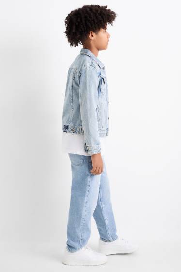 Kinder Jungen - Balloon Jeans - helljeansblau