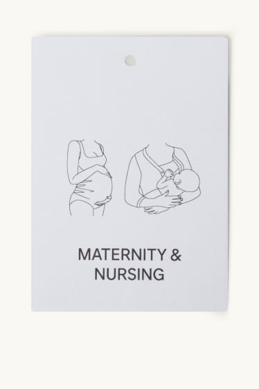 Femmes - Haut de pyjama d’allaitement - noir