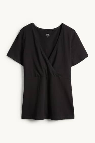 Femmes - Haut de pyjama d’allaitement - noir