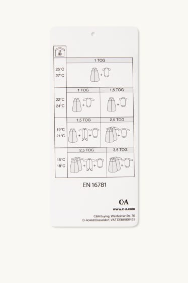 Neonate - Fiori - sacco nanna neonate - 0-4 mesi - bianco / rosa