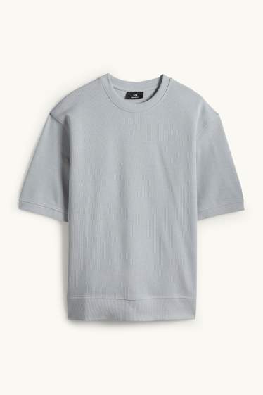 Bărbați - Tricou - relaxed fit - portocaliu / albastru deschis