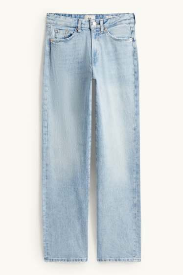 Dames - Straight jeans - high waist - LYCRA® - jeanslichtblauw