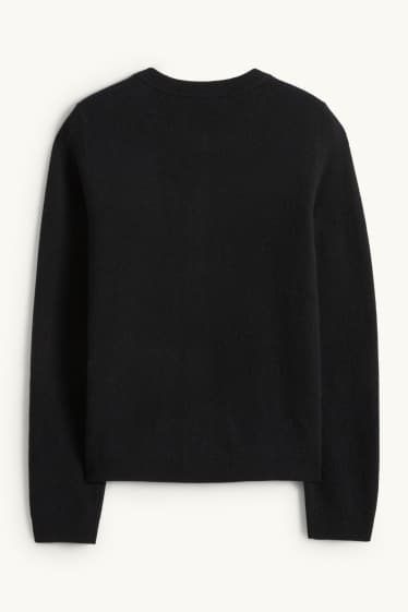 Donna - Cardigan di cashmere - nero