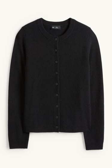 Donna - Cardigan di cashmere - nero