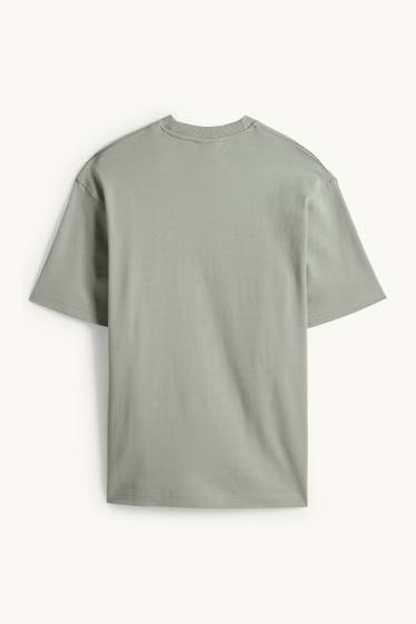 Herren - T-Shirt - Relaxed Fit - grün