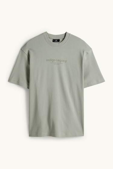 Herren - T-Shirt - Relaxed Fit - grün