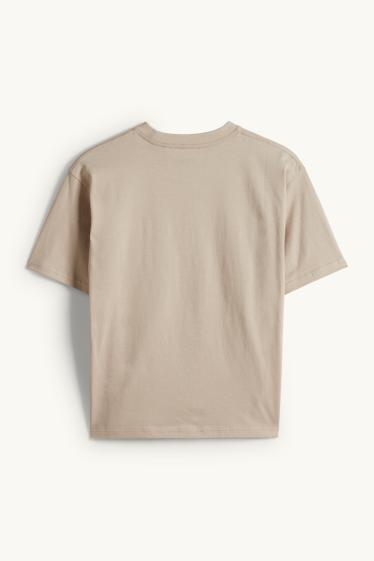 Children Boys - Looney Tunes - short sleeve T-shirt - beige