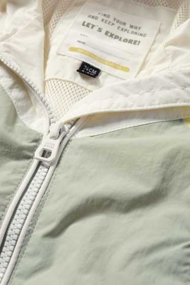 Baby Boys - Baby jacket - water-repellent - white / green
