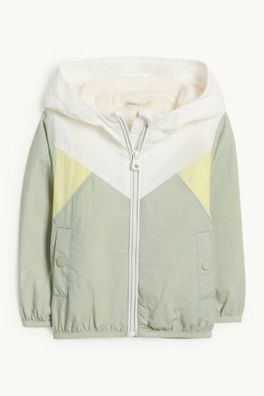Baby Boys - Baby jacket - water-repellent - white / green