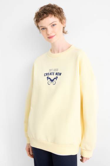 Femmes - Sweat - jaune clair