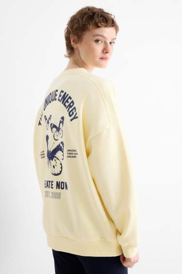 Femmes - Sweat - jaune clair