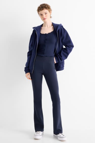 Dames - Flared legging - donkerblauw