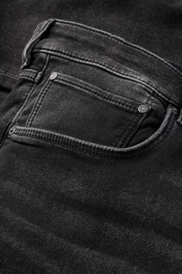 Bărbați - Slim jeans - Flex jog denim - LYCRA® - denim-gri închis