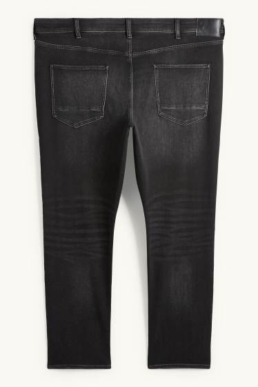 Bărbați - Slim jeans - Flex jog denim - LYCRA® - denim-gri închis