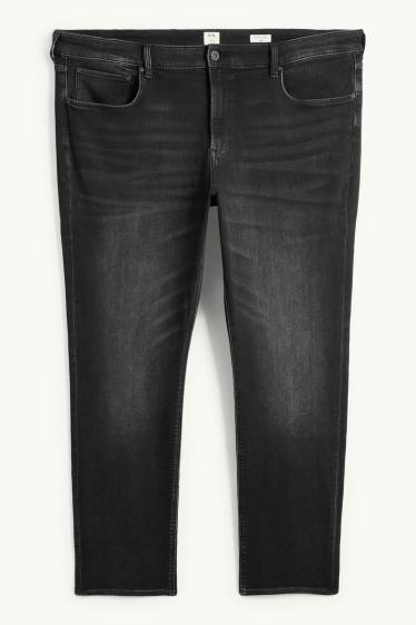 Bărbați - Slim jeans - Flex jog denim - LYCRA® - denim-gri închis