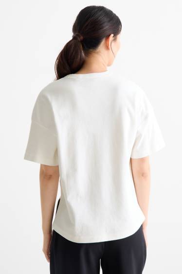 Femmes - T-shirt - Oversize - Mickey Mouse - blanc