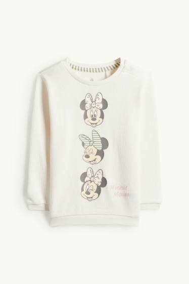 Bébés filles - Minnie Mouse - tenue pour bébé - 2 pièces - blanc crème