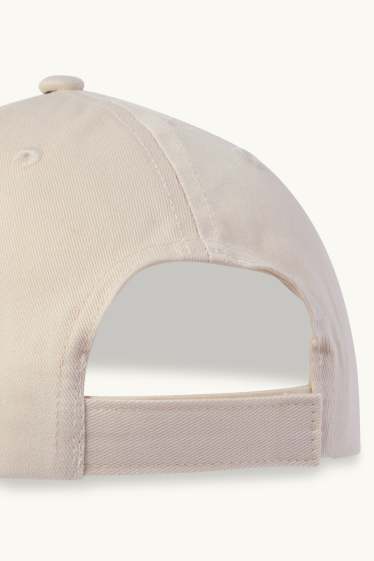 Kinder Mädchen - Bluey - Baseballcap - Glanz-Effekt - cremefarben