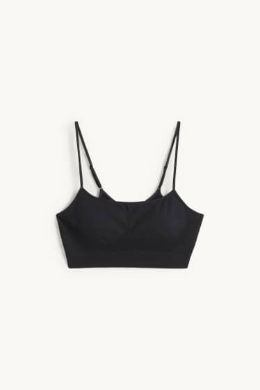 Damen - Bustier - seamless - schwarz