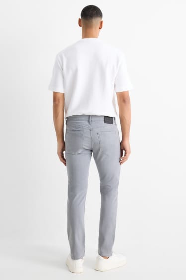 Bărbați - Slim jeans - LYCRA® - denim-gri deschis