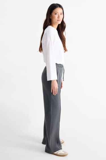 Donna - Pantaloni sportivi - grigio scuro