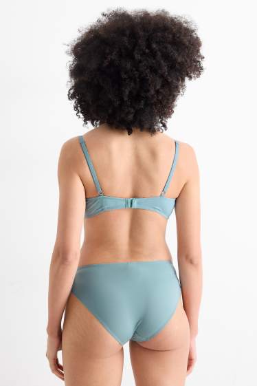 Dames - Slip - donkerturquoise