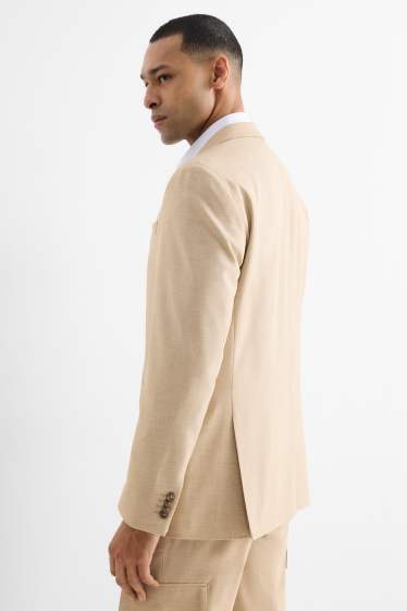 Herren - Baukasten-Sakko - Regular Fit - hellbeige