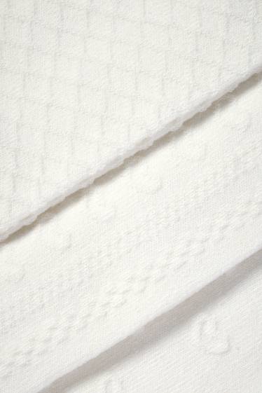 Nadó nena - Paquet de 3 - leotards per a nadó - acanalats - blanc