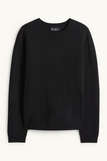 Femmes - Pull en cachemire - noir