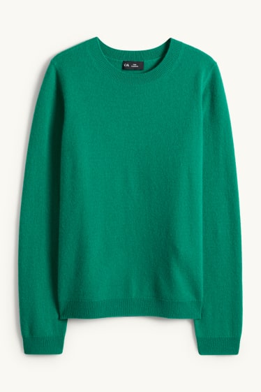 Women - Cashmere jumper - green