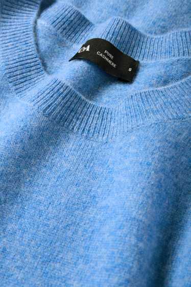 Dames - Trui van kasjmier - blauw