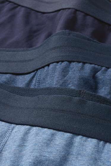 Herren - Multipack 3er - Trunks - blau