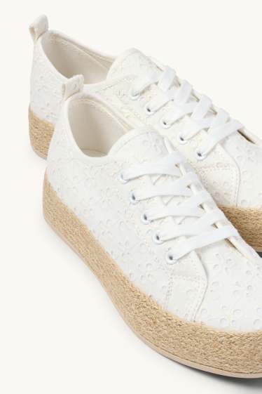 Dames - Sneakers - wit / beige